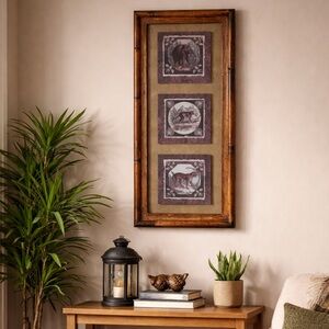 Rustic Framed Wildlife Art